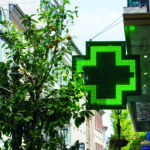 Neon pharmacy sign