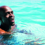 Attractive Man in a Swimming Pool